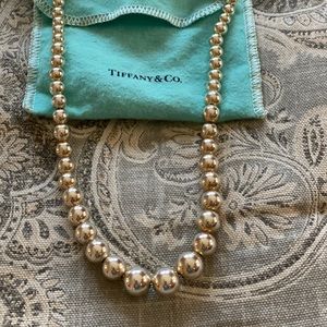Tiffany’s 16 inch ball necklace